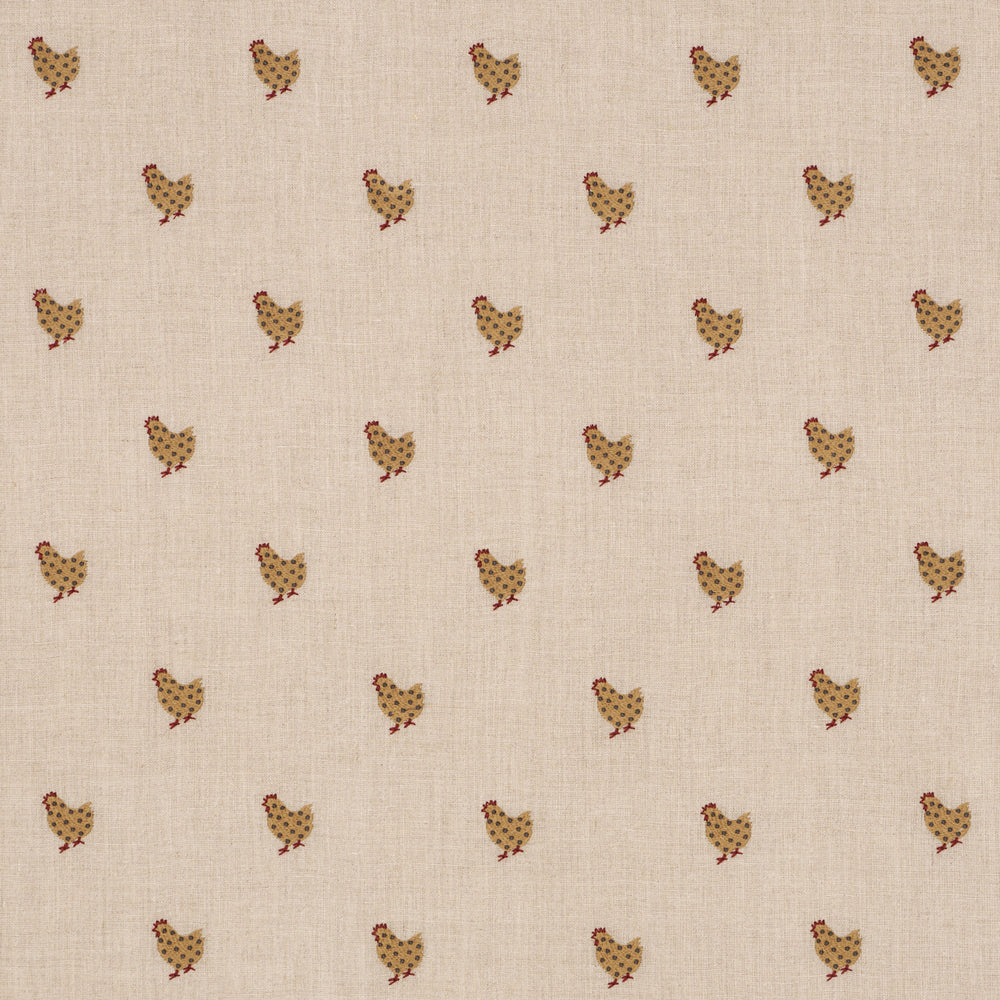 BETSY'S CHICKEN EMBROIDERY | Natural