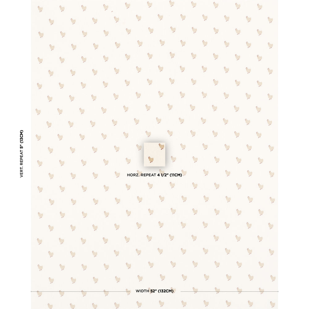 BETSY'S CHICKEN EMBROIDERY | Ivory