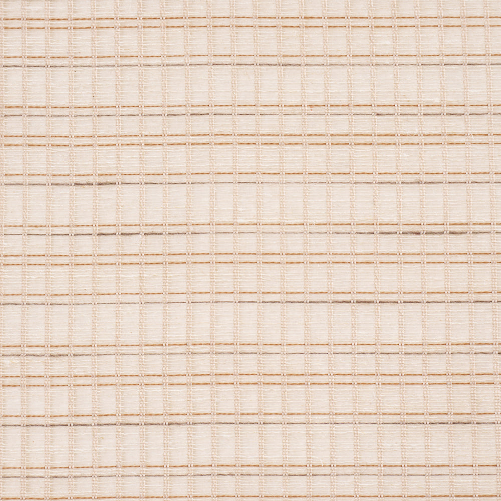PAYTON LINEN SHEER GRID | Natural