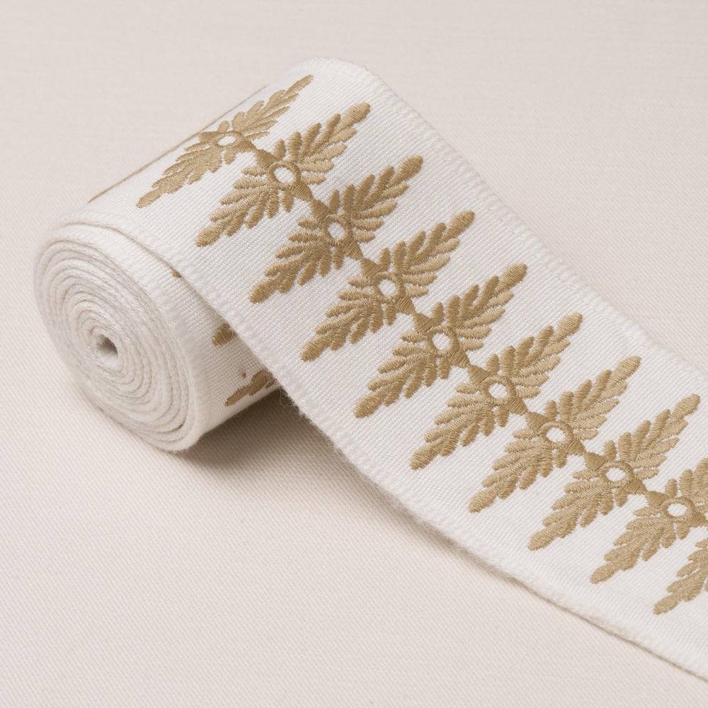 GENEVIEVE EMBROIDERED TAPE | Neutral