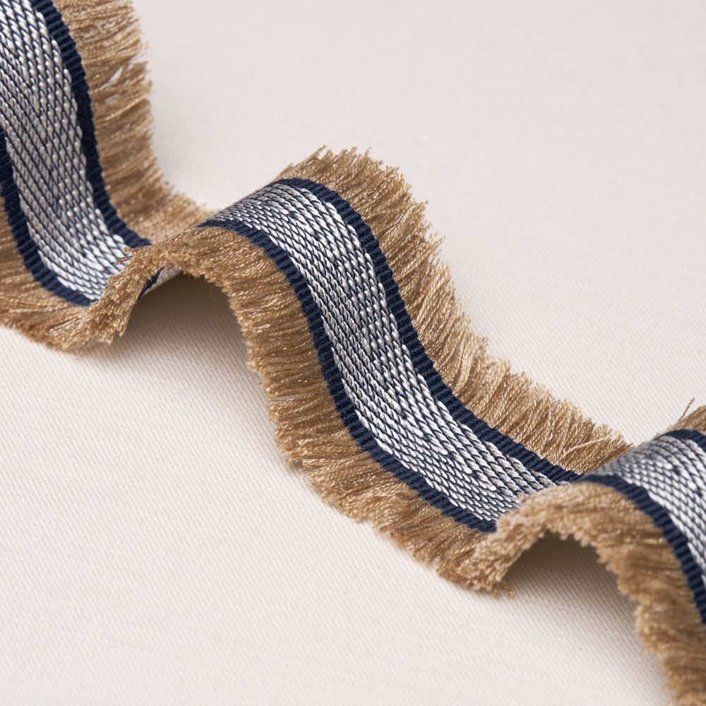 FELICITY FRINGE TRIM | Navy