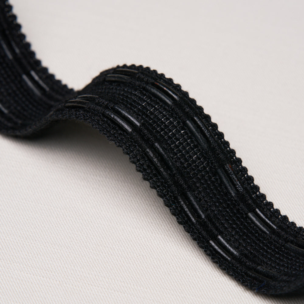 LEATHER CORD TAPE | Noir