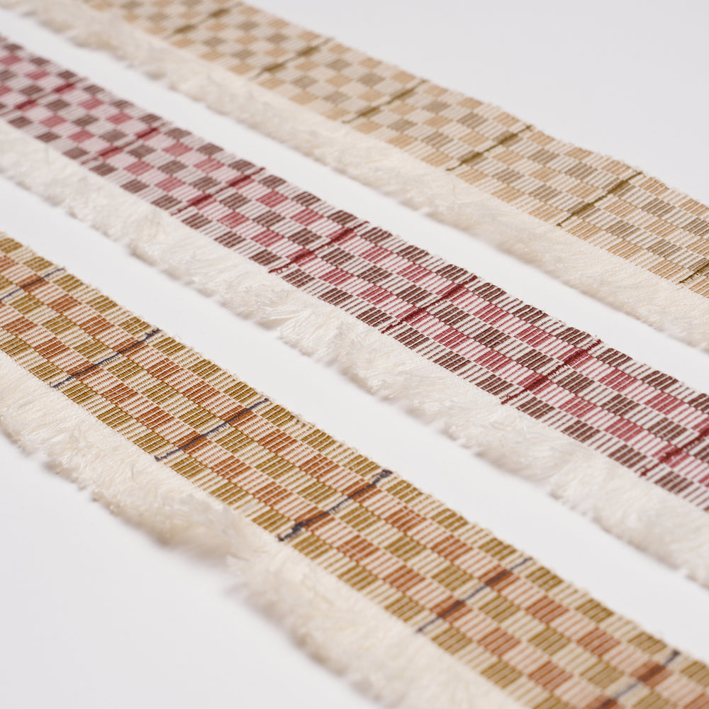 SKYLINE PLAID FRINGE | Merlot