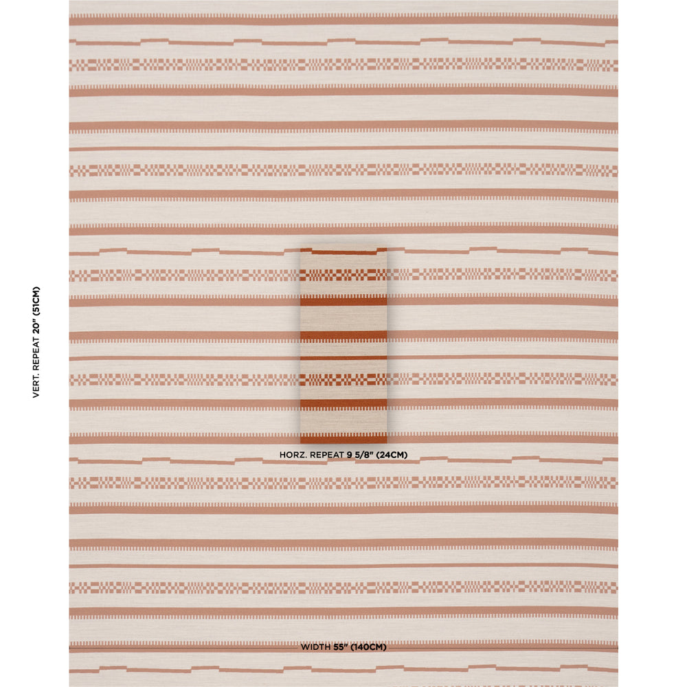 SKYLINE STRIPES REVERSIBLE | Burnt Orange