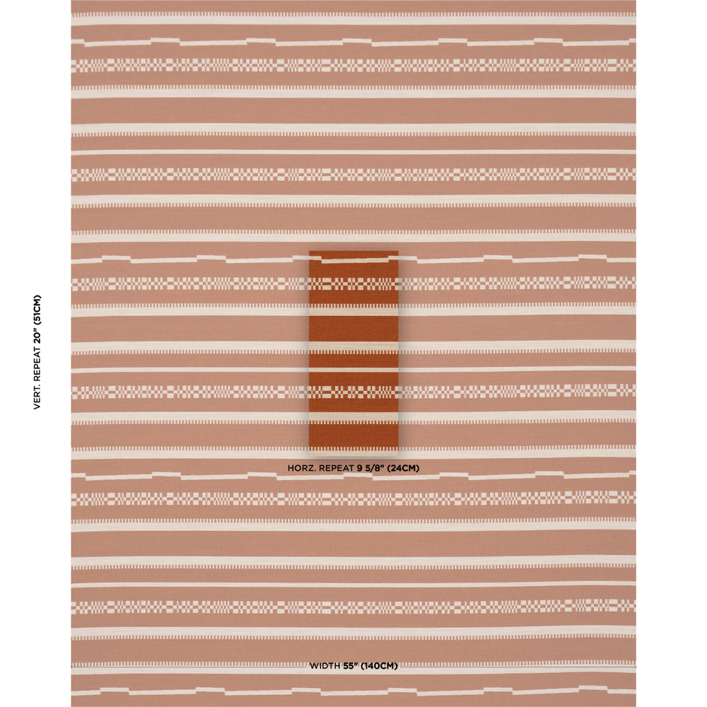 SKYLINE STRIPES REVERSIBLE | Burnt Orange