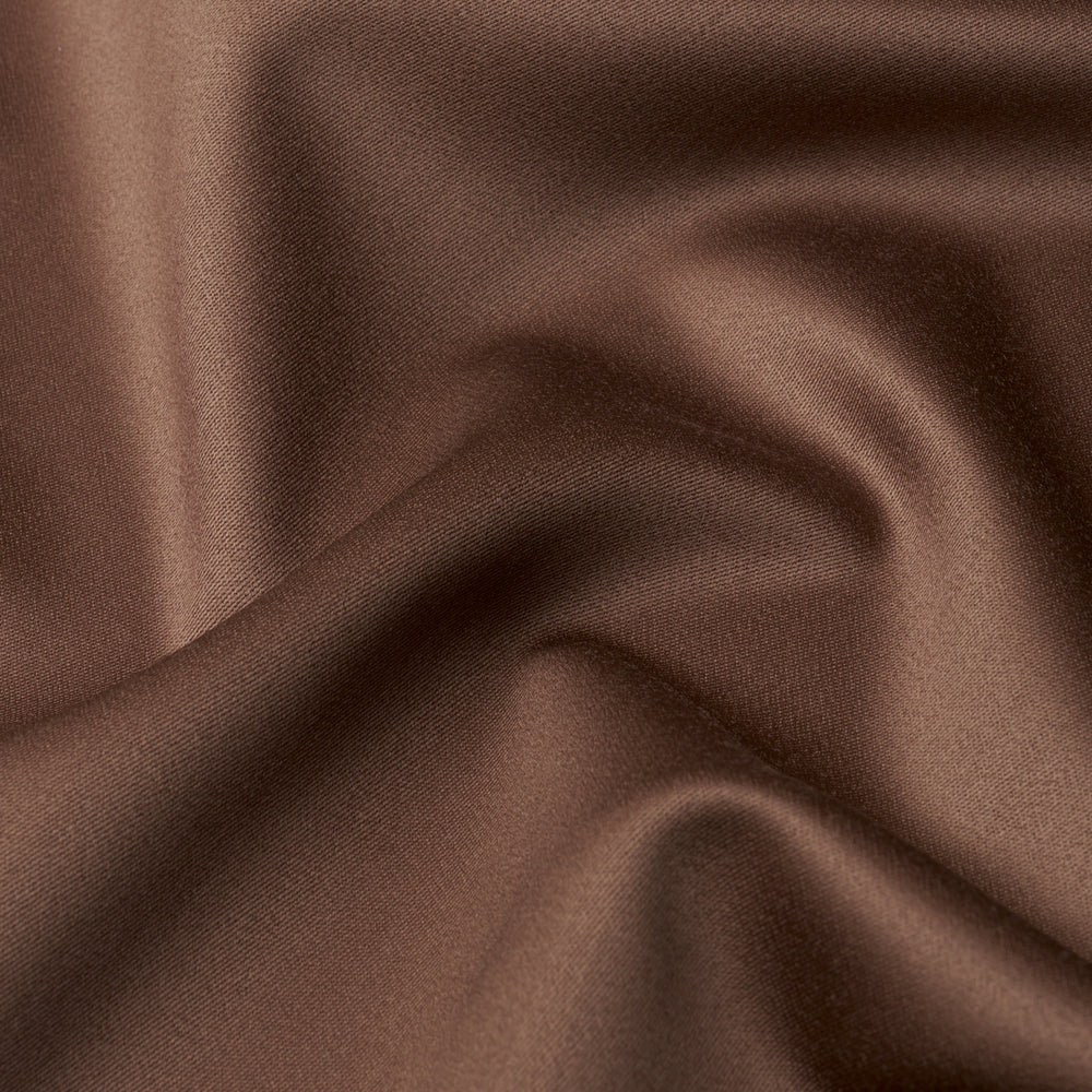 Donovan Merino Wool Sateen | Brown