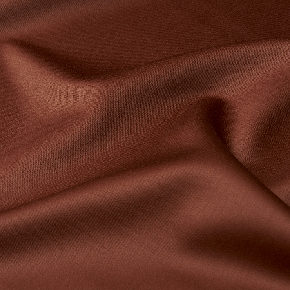 Donovan Merino Wool Sateen | Rust