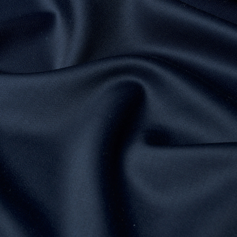Donovan Merino Wool Sateen | Navy