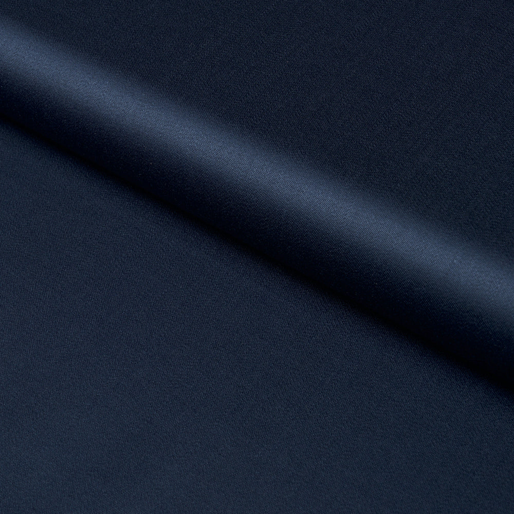 Donovan Merino Wool Sateen | Navy