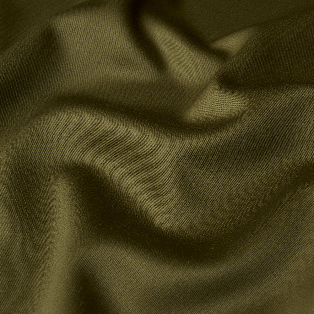 Donovan Merino Wool Sateen | Olive