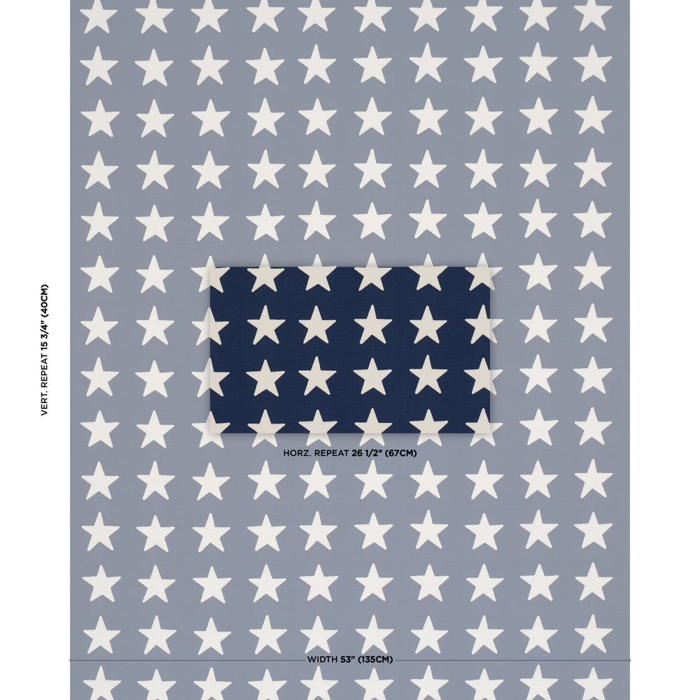 Starfield Appliqué | Navy