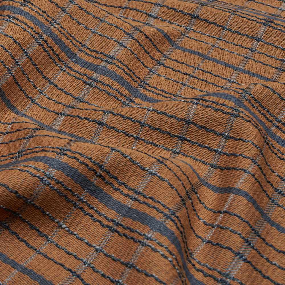 MERRICK PERFORMANCE PLAID | Sepia