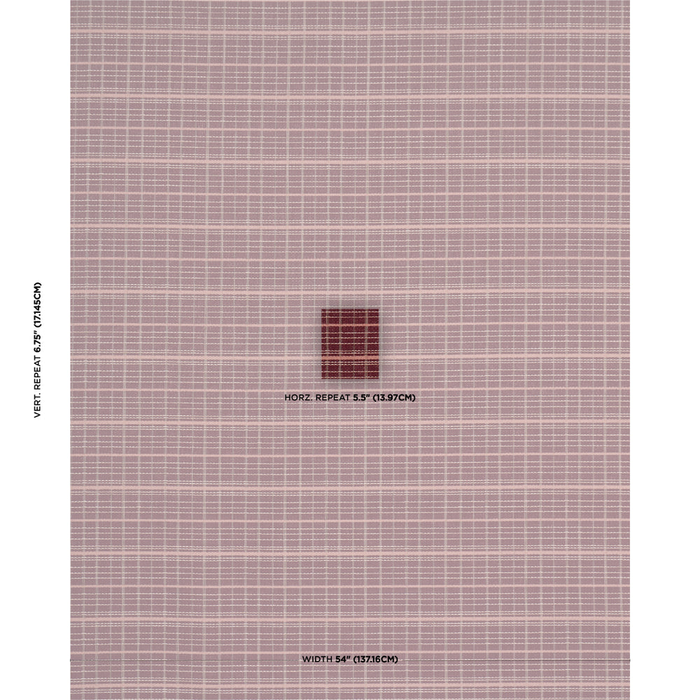MERRICK PERFORMANCE PLAID | Garnet