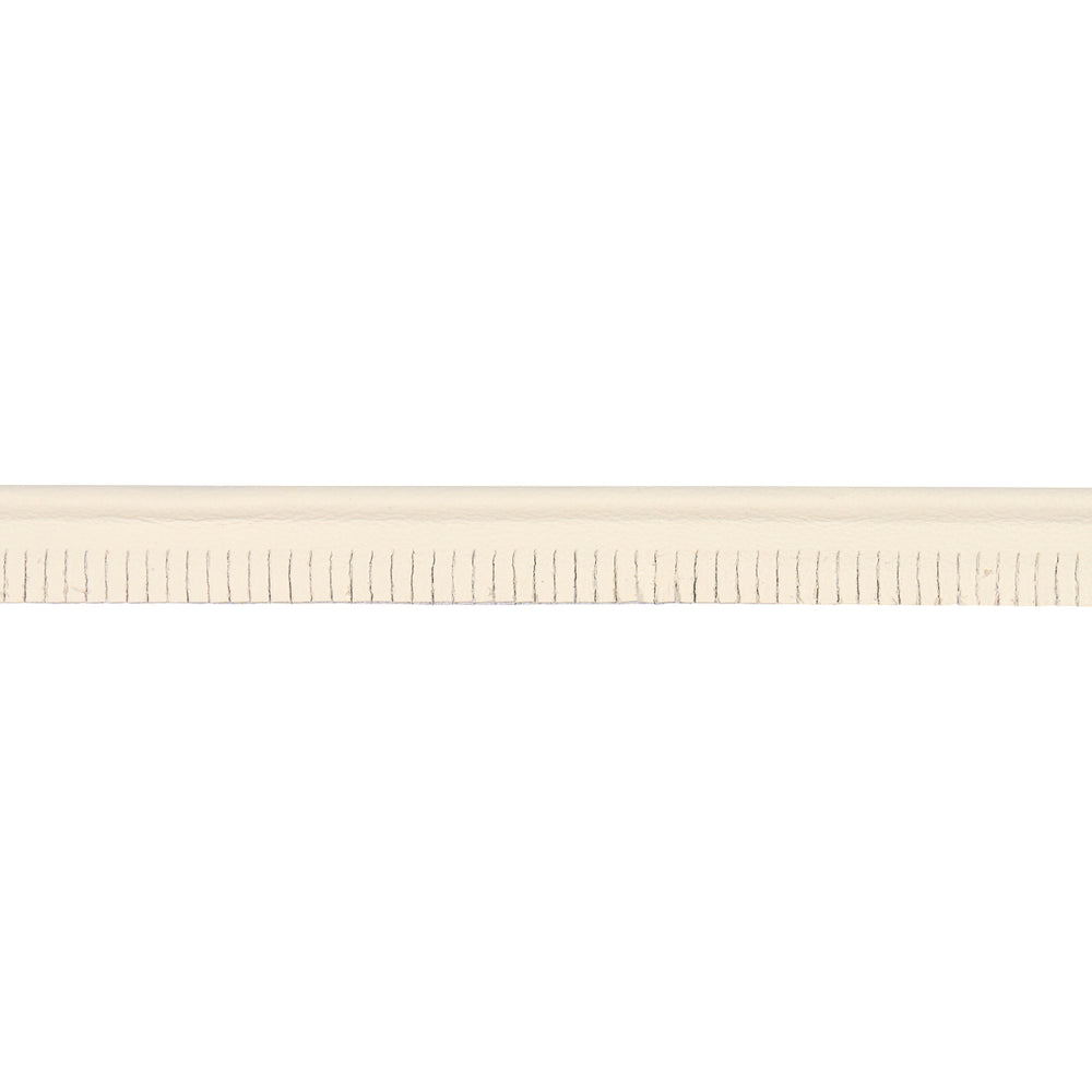 BURNHAM NARROW LEATHER PIPING | Ivory
