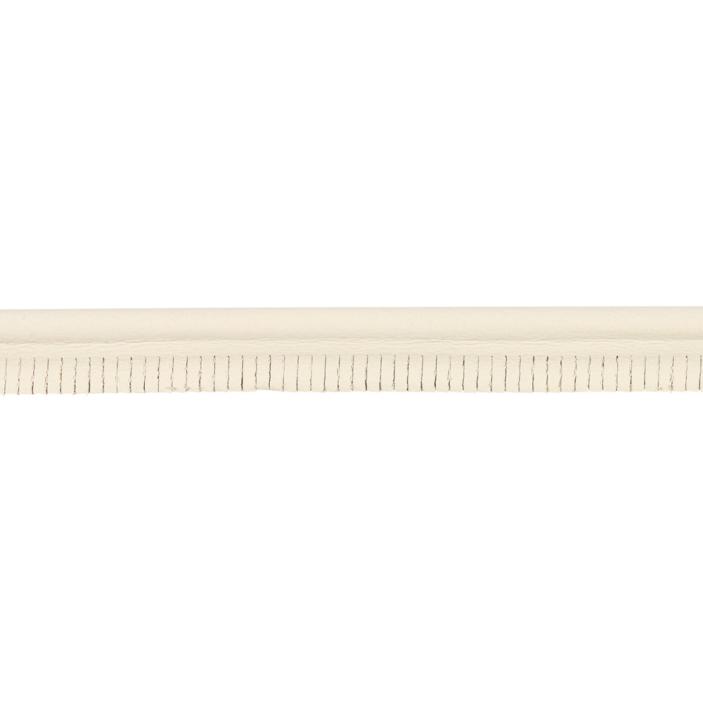 BURNHAM MEDIUM LEATHER PIPING | Ivory