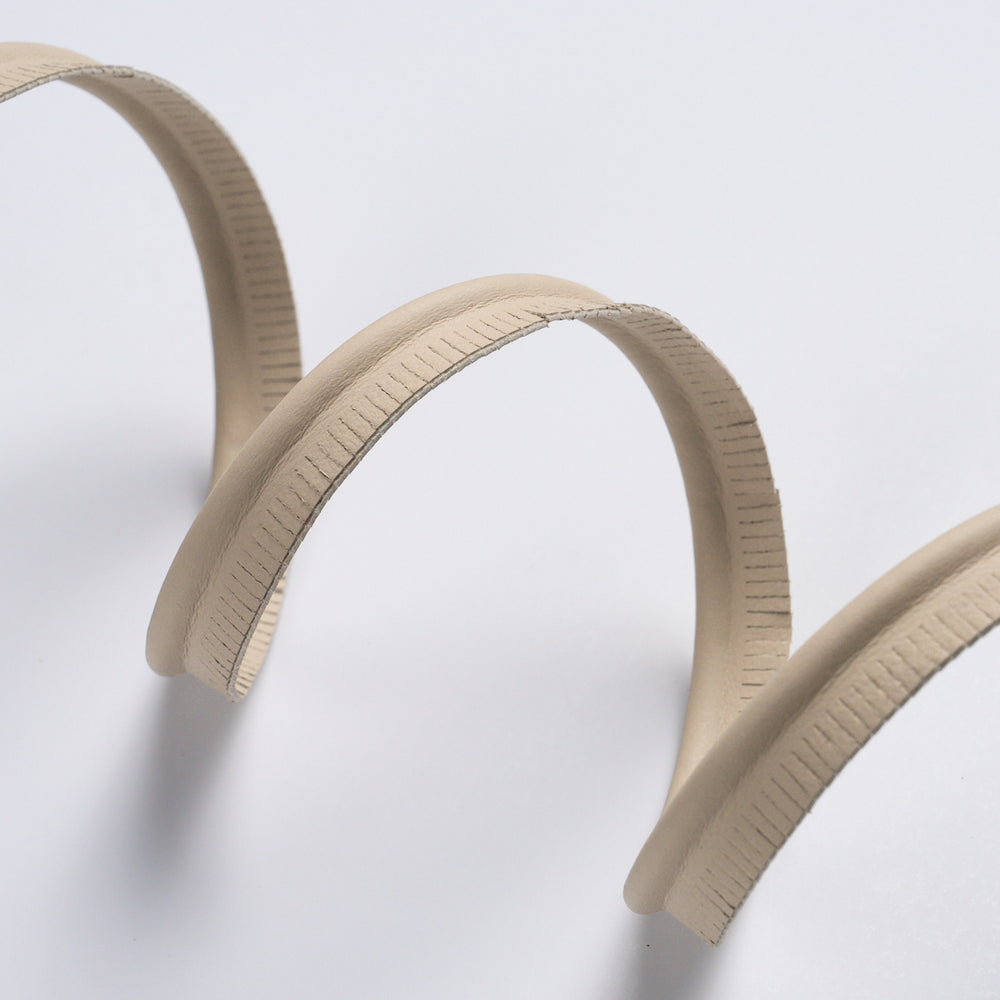 BURNHAM MEDIUM LEATHER PIPING | Beige