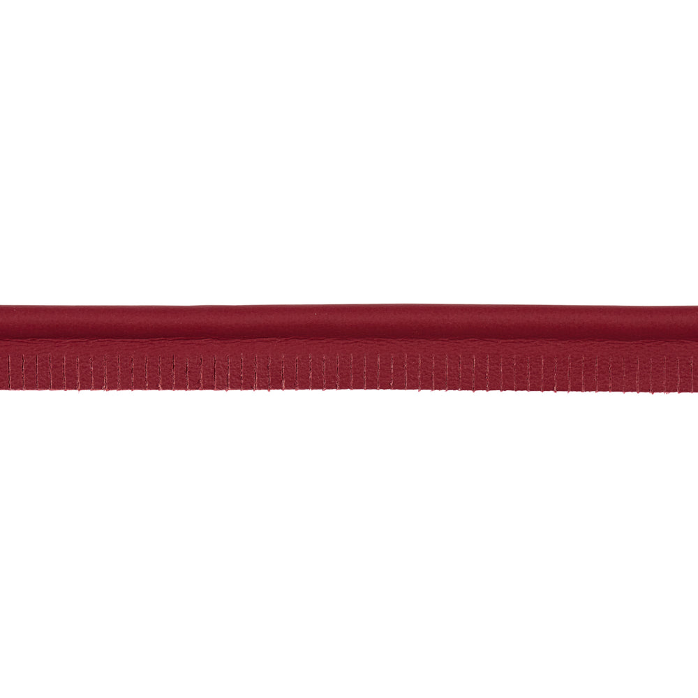 BURNHAM MEDIUM LEATHER PIPING | Red