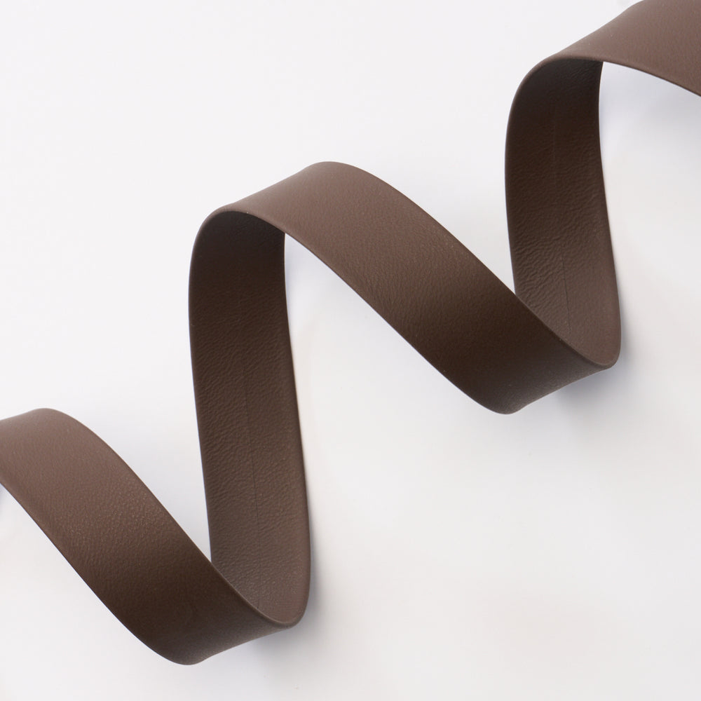 FRAZER WIDE LEATHER TRIM | Dark Brown
