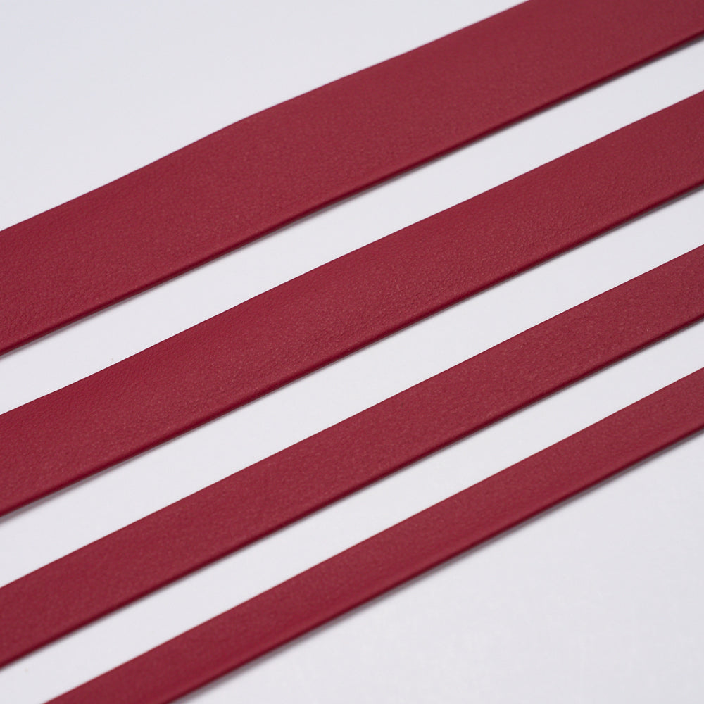 FRAZER WIDE LEATHER TRIM | Red