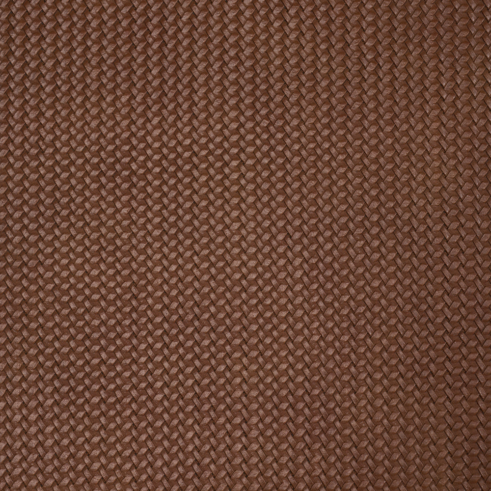 VEGAN LEATHER RATTAN INDOOR/OUTDOOR | Chocolate