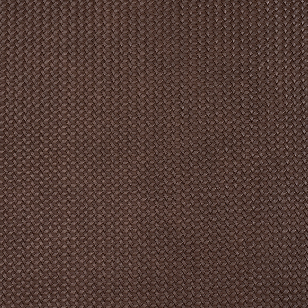 VEGAN LEATHER RATTAN INDOOR/OUTDOOR | Brown