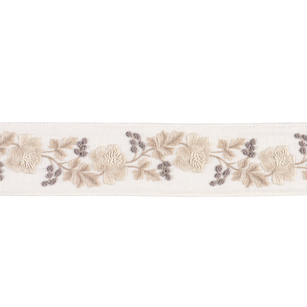 ELISE HAND-EMBROIDERED TAPE | Oyster