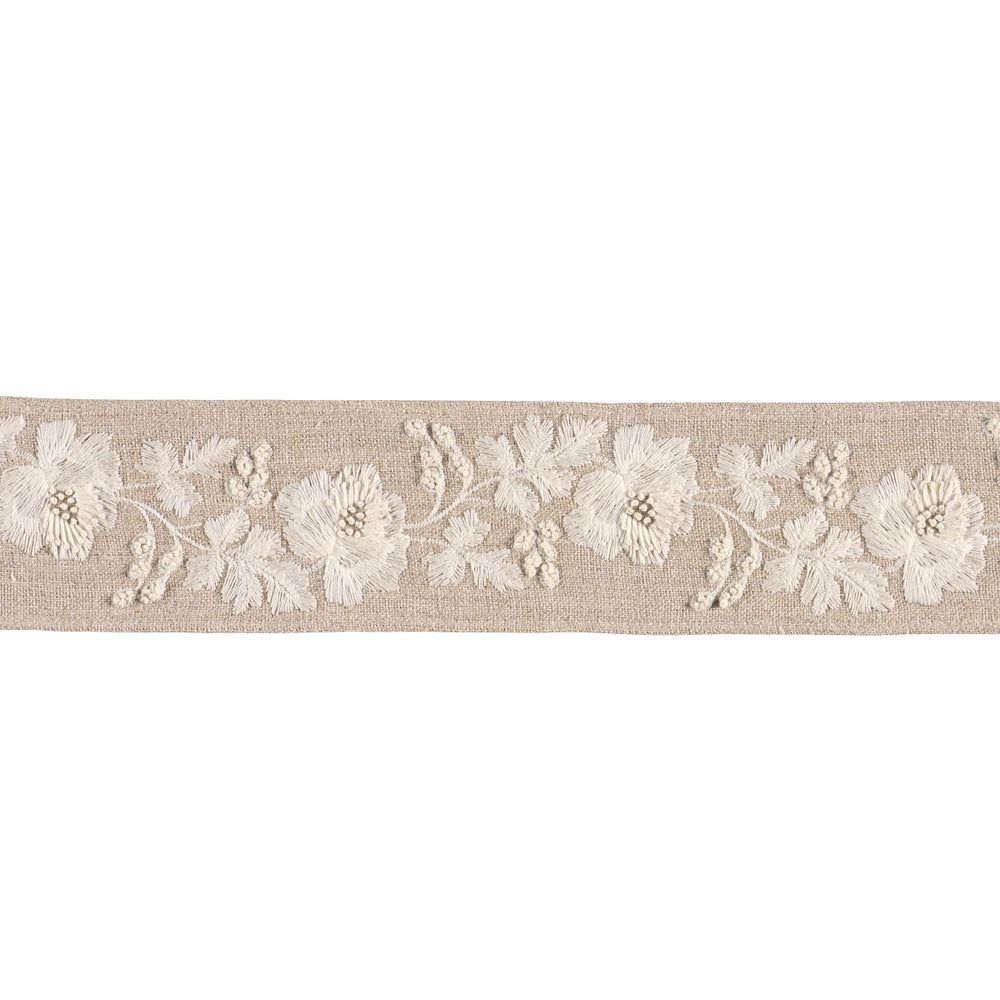 ELISE HAND-EMBROIDERED TAPE | Natural