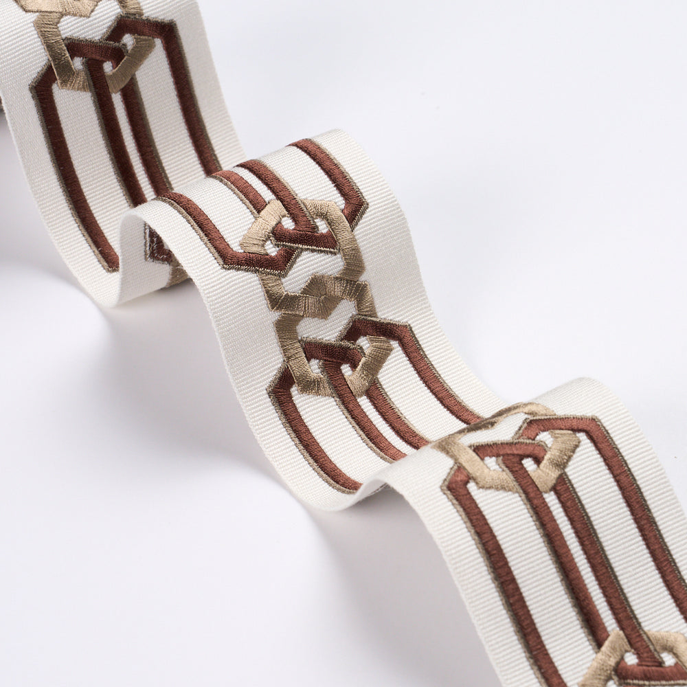 CORINNE TAPE | Rust & Beige