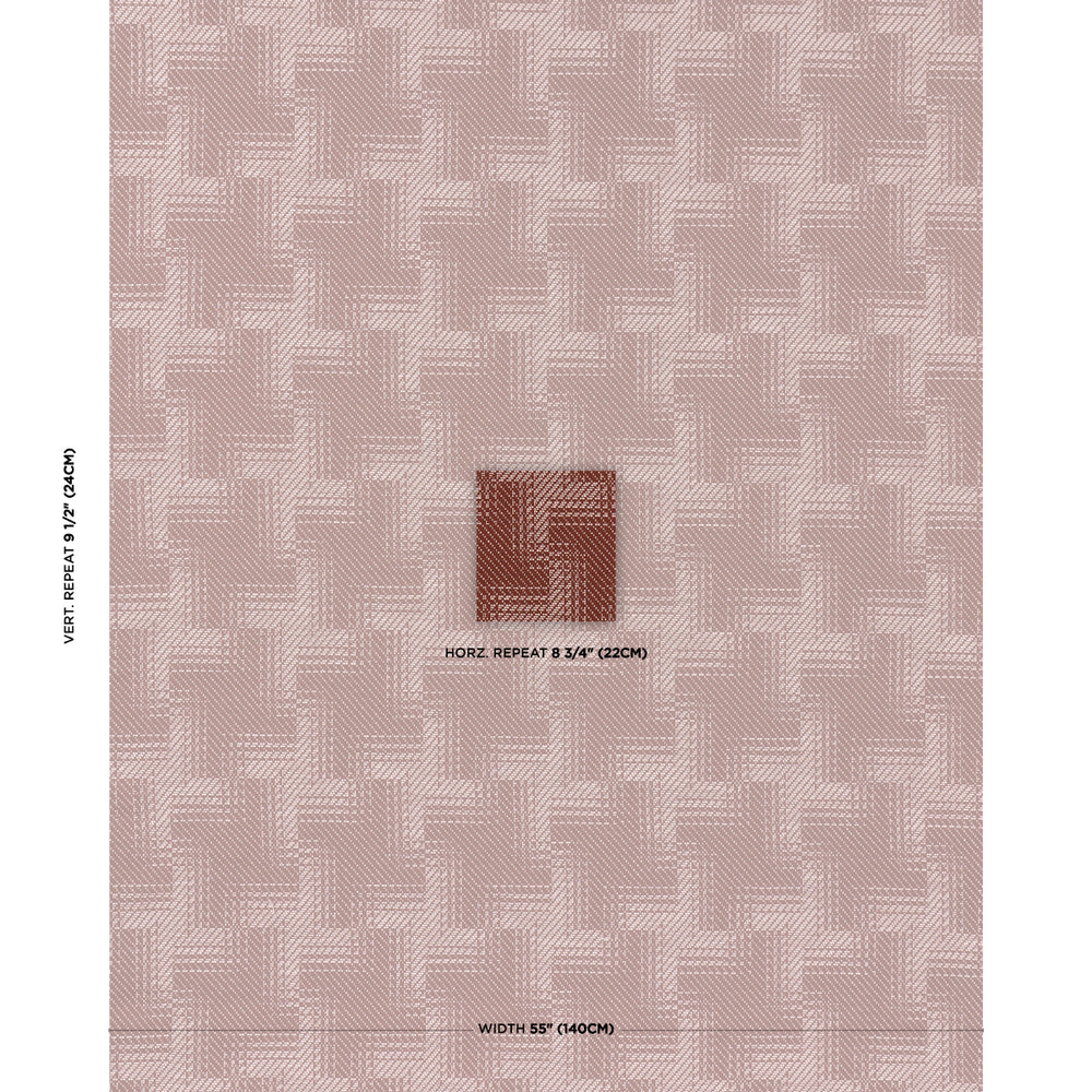 VIBRATO HOUNDSTOOTH | Terracotta