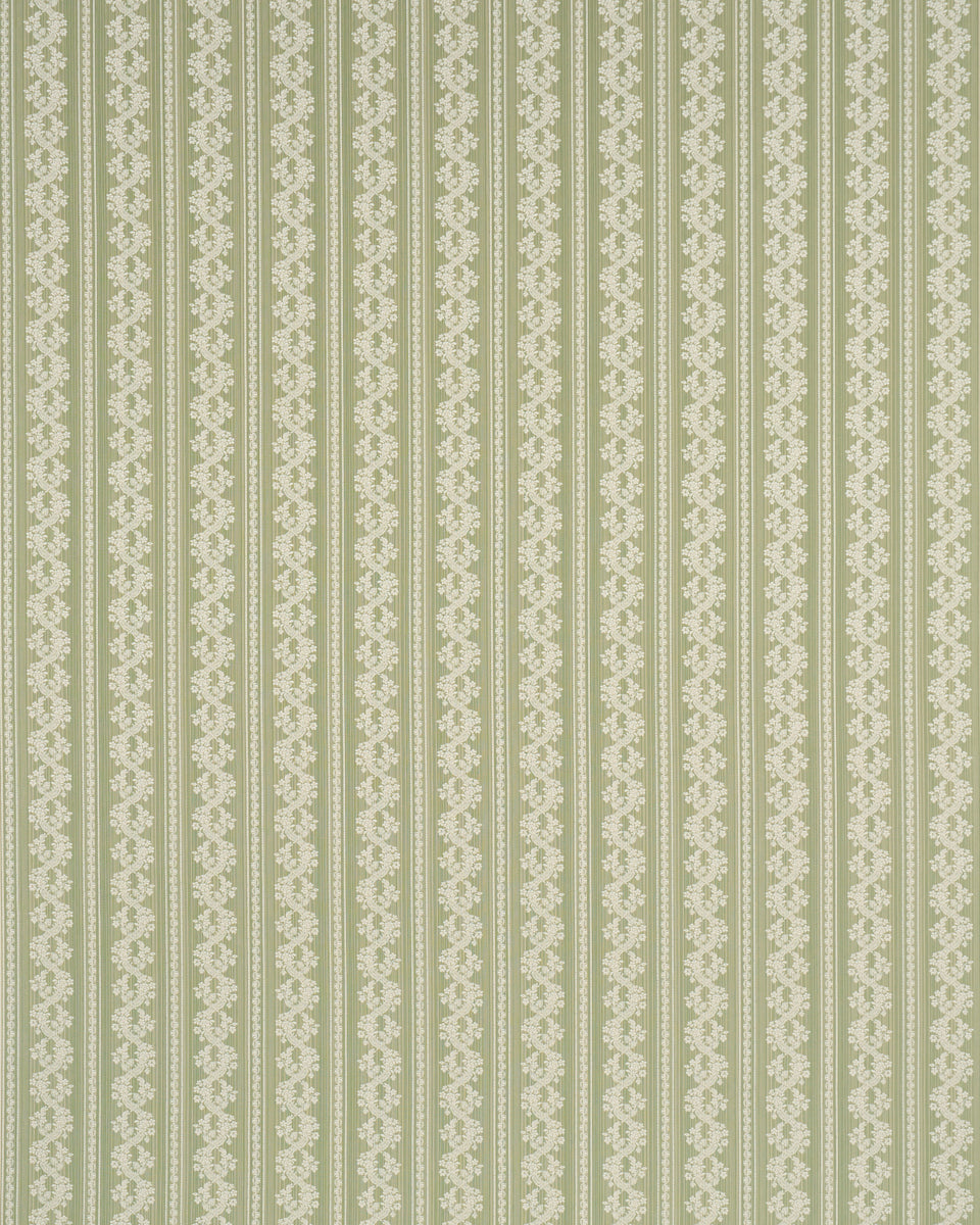 CLARENCE FLORAL STRIPE | Green