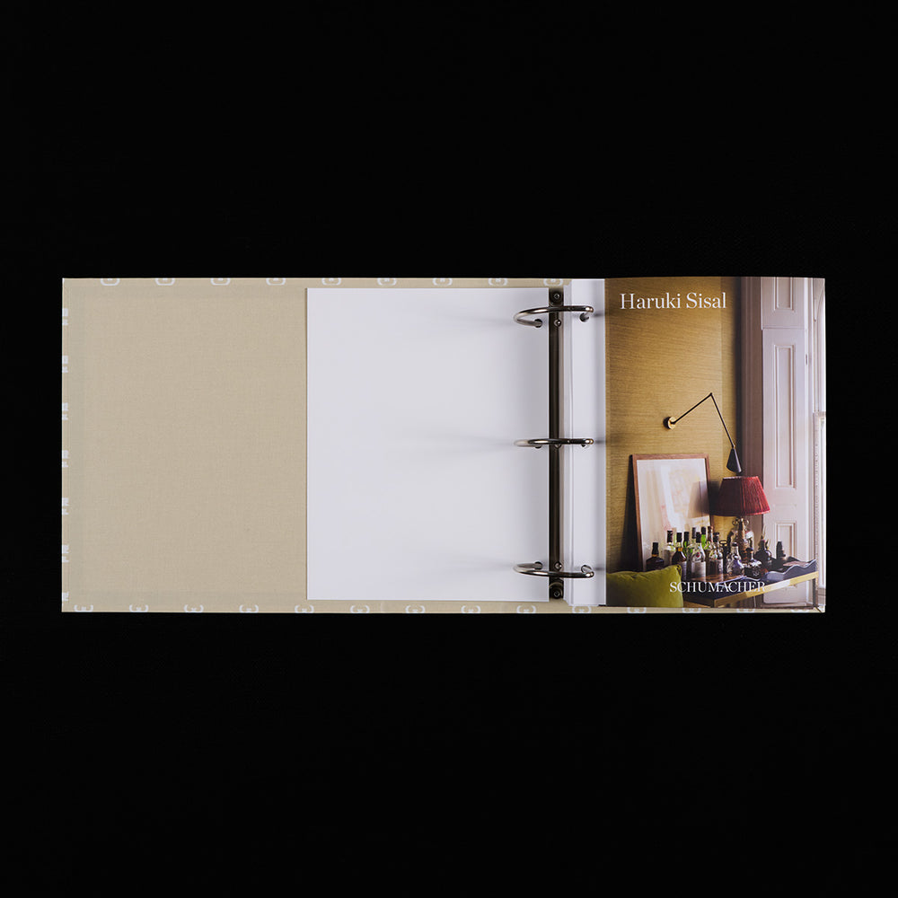 Textured Wallcovering Sample Binder | Beige
