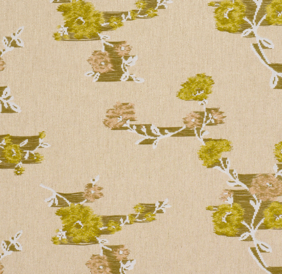 TRACE OF CONNECTION | Silk Mustard Pillow