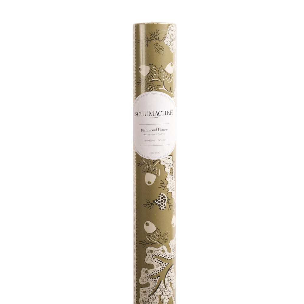 Richmond House Wrapping Paper | Sage