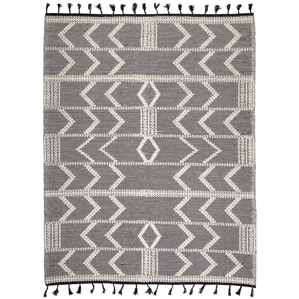 Malta French Knot Rug | Charcoal