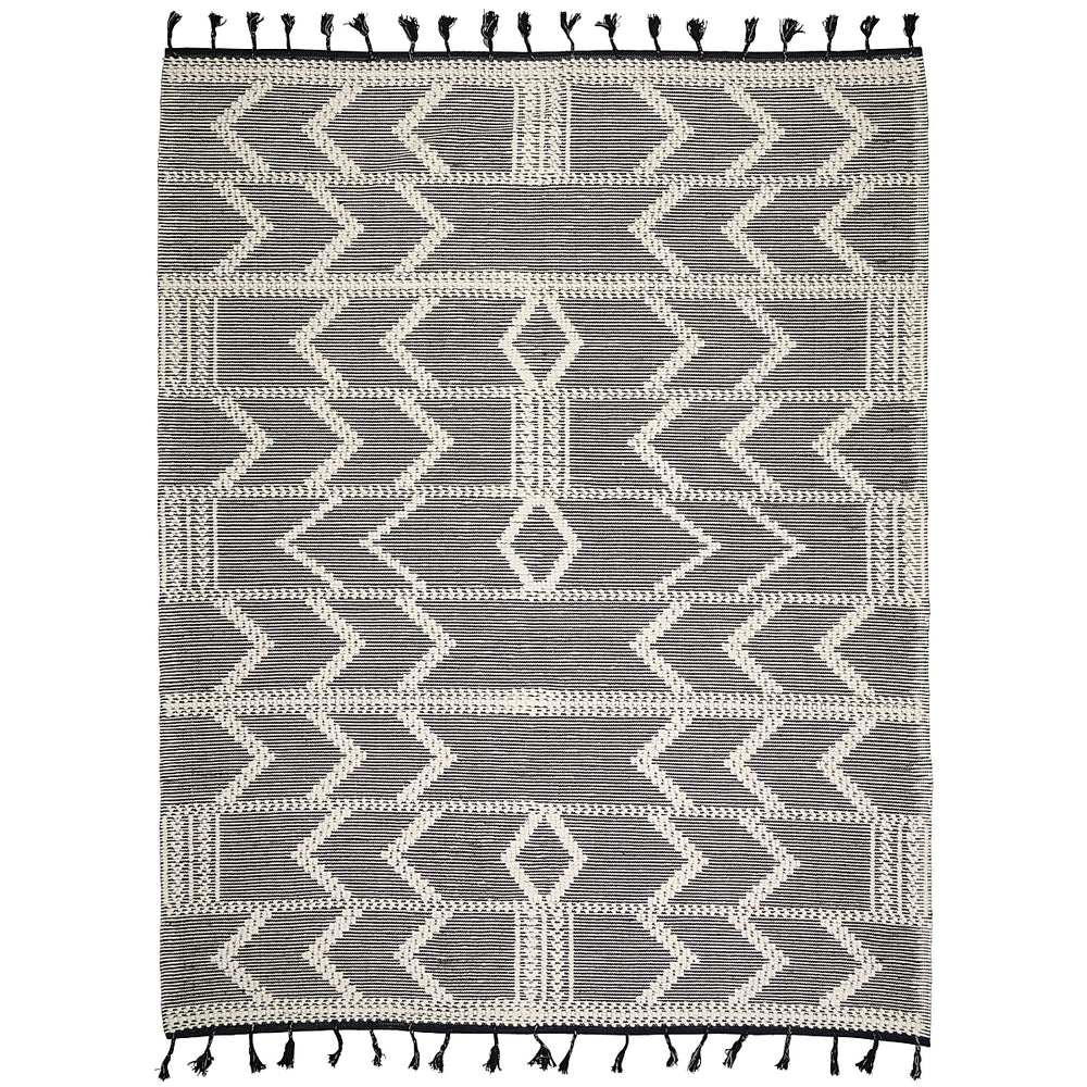 Malta French Knot Rug | Charcoal