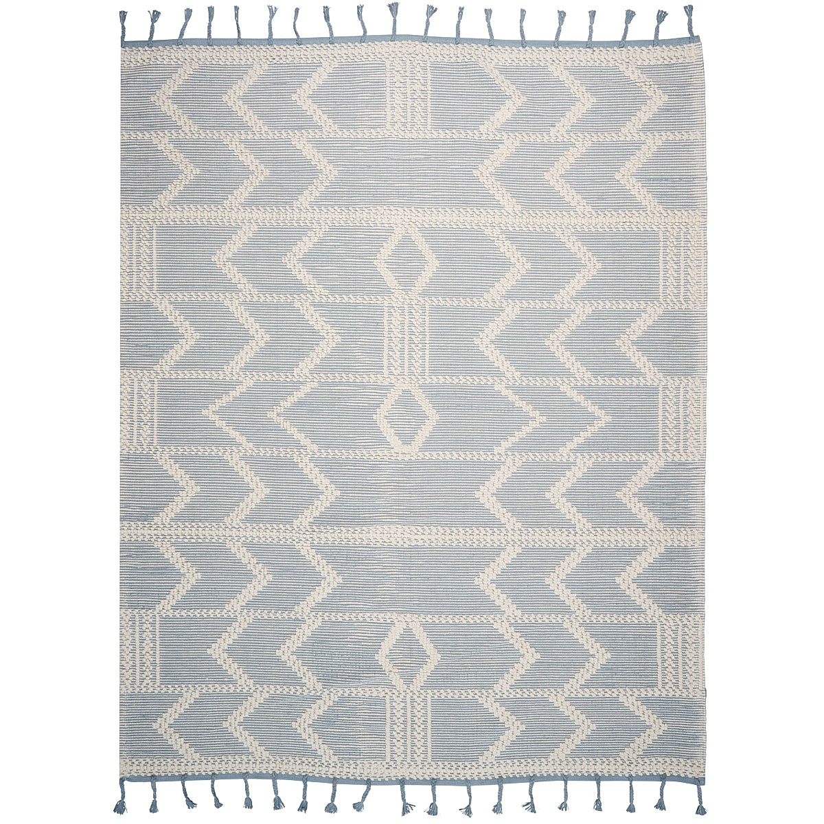 Malta French Knot Rug | Sky