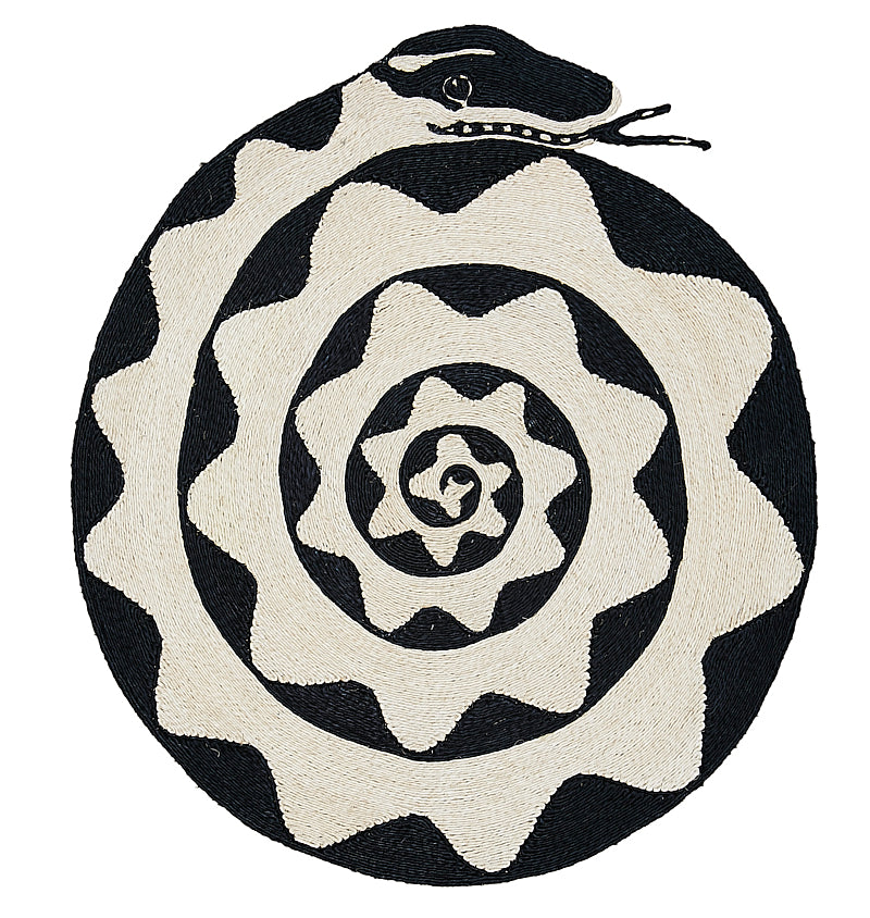 Espiral Rug | Natural/Black