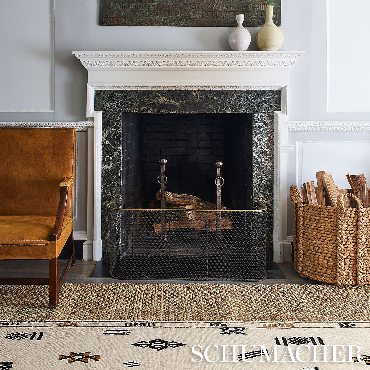 Samsun Moroccan Wool Rug | Carbon