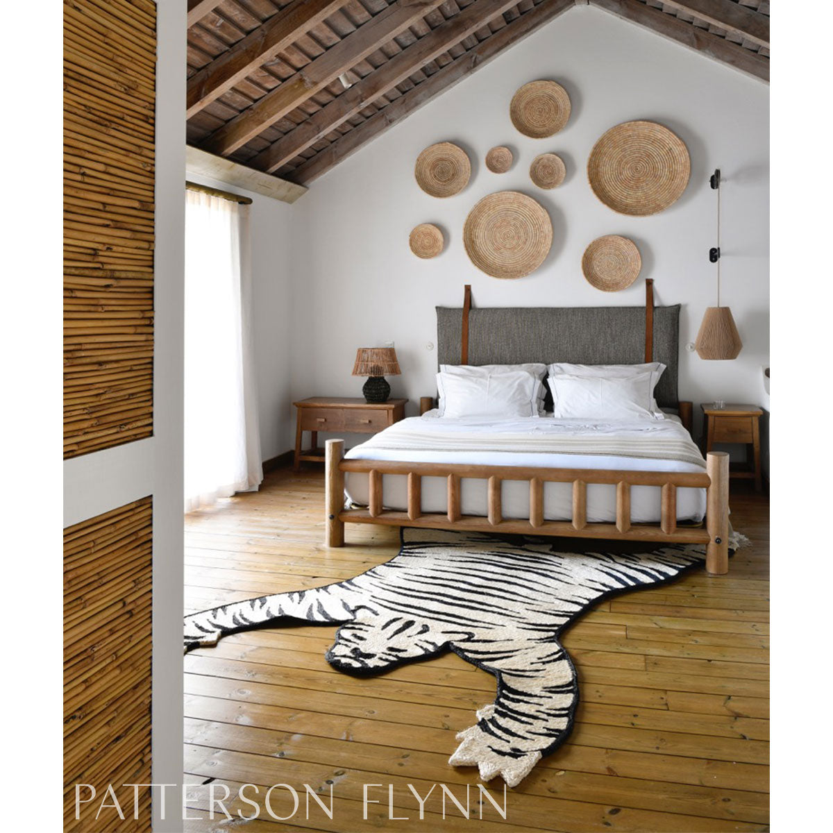 Tigre Rug | BLACK & NATURAL