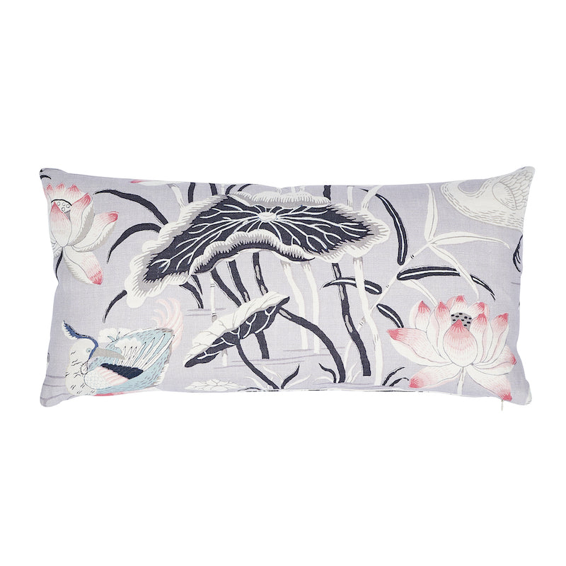 Lotus Garden Pillow | Lilac