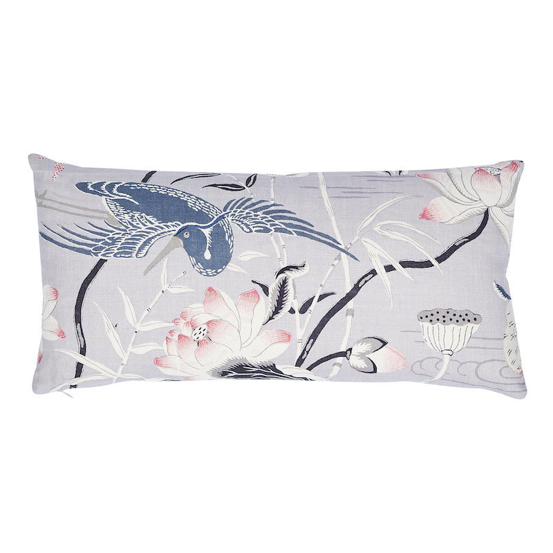 Lotus Garden Pillow | Lilac