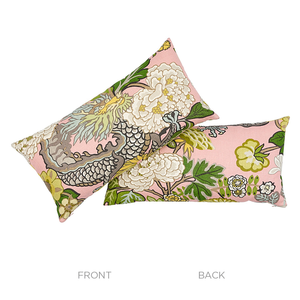 Chiang Mai Dragon Pillow | Blush