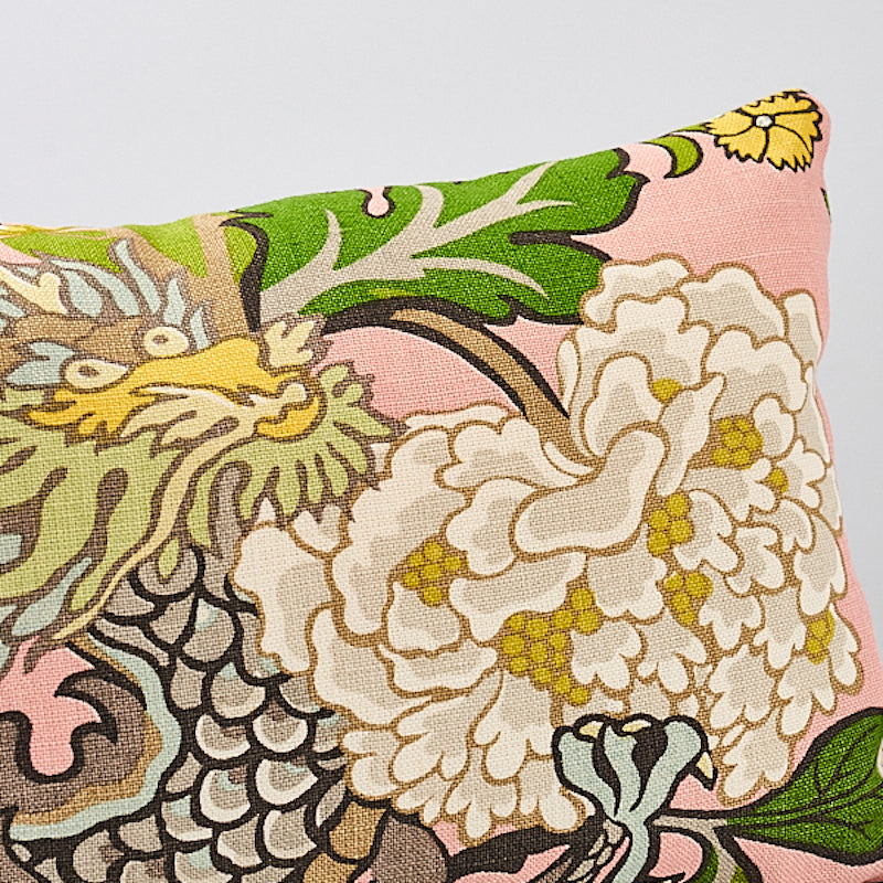 Chiang Mai Dragon Pillow | Blush