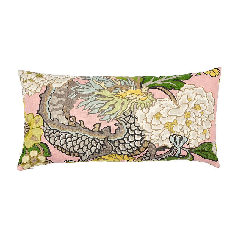 Chiang Mai Dragon Pillow | Blush