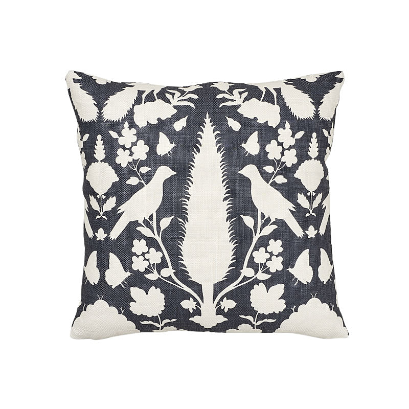 Chenonceau Pillow | Charcoal