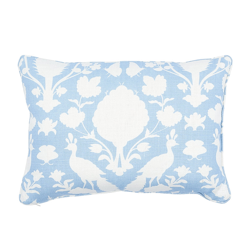 Chenonceau Pillow | Sky & White