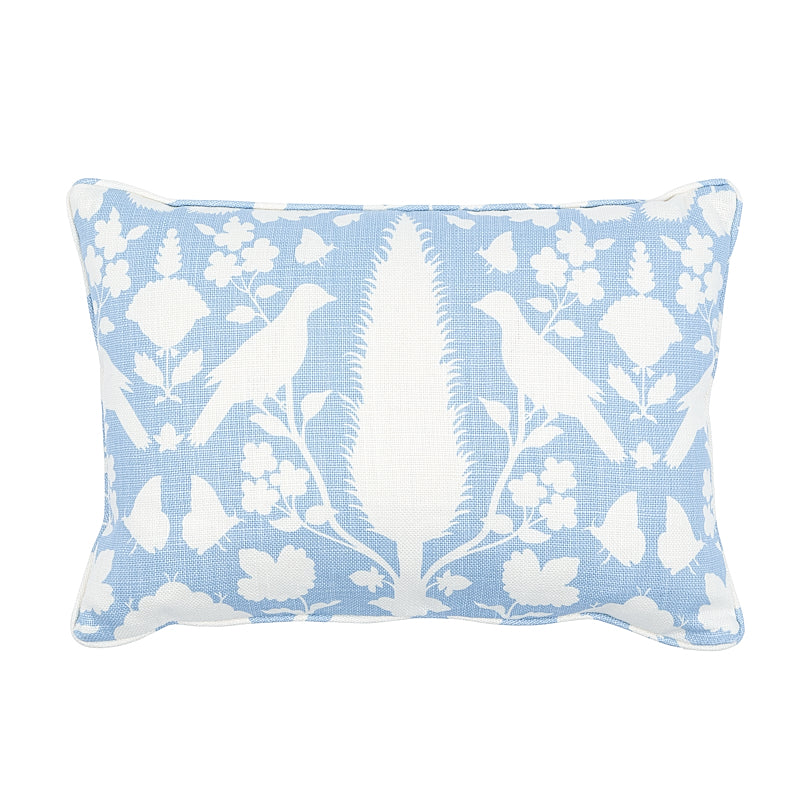 Chenonceau Pillow | Sky & White