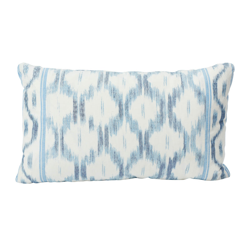 Santa Monica Ikat Pillow | Indigo Blue