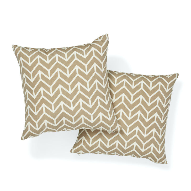 Chevron Indoor/Outdoor Pillow | Sand