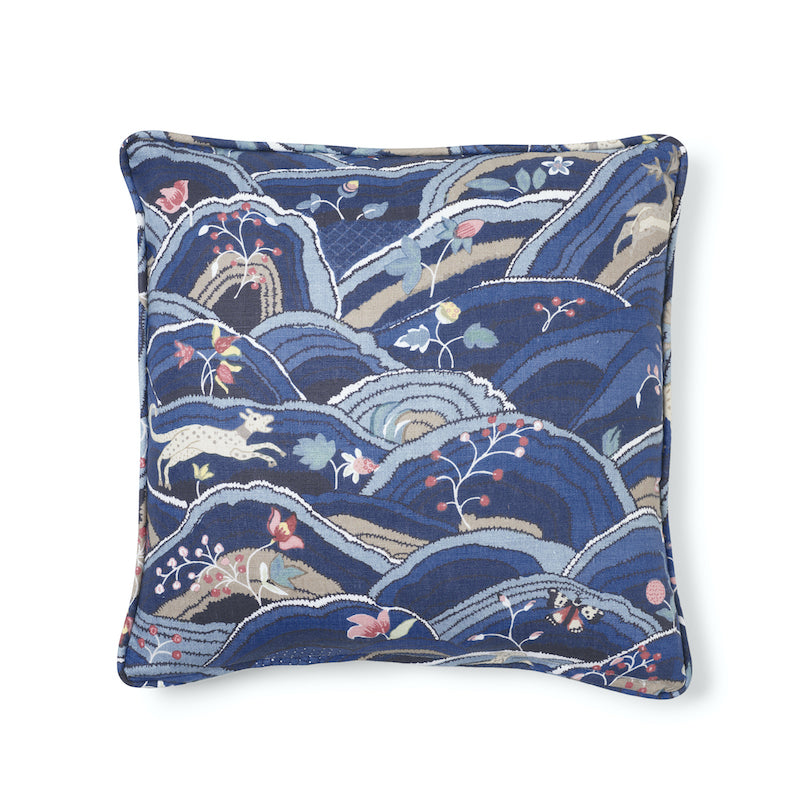 Rolling Hills Pillow | Blues